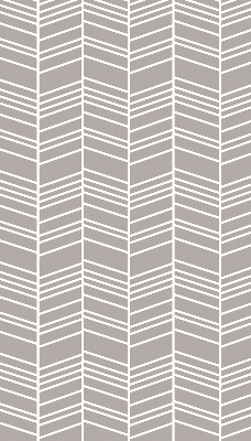 Store enrouleur occultant avec motif sapins blancs