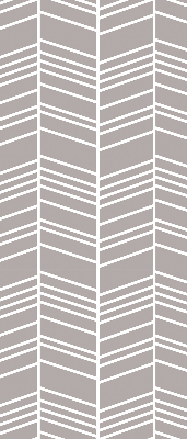Store enrouleur occultant avec motif sapins blancs