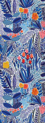 Store fenêtre intérieur avec plantes colorées