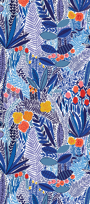 Store fenêtre intérieur avec plantes colorées