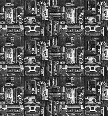 Store occultant fenêtre pour haut-parleurs radio