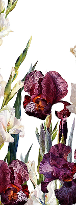Store fenêtre intérieur petites fleurs