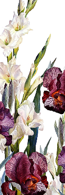 Store fenêtre intérieur petites fleurs