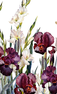 Store fenêtre intérieur petites fleurs