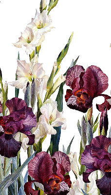 Store fenêtre intérieur petites fleurs