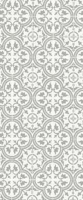 Store occultant fenêtre en tuiles portugaises