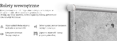 Store occultant fenêtre en granit