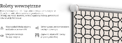 Store occultant fenêtre entrelacement