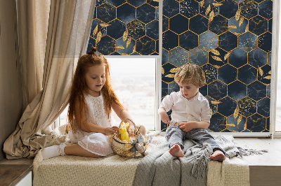 Store fenêtre intérieur nids d'abeilles