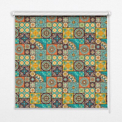 Store enrouleur occultant à motif mandala coloré