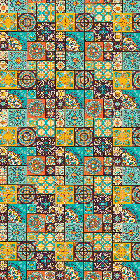 Store enrouleur occultant à motif mandala coloré