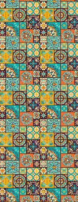 Store enrouleur occultant à motif mandala coloré