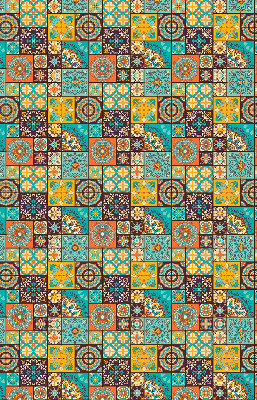 Store enrouleur occultant à motif mandala coloré