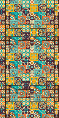 Store enrouleur occultant à motif mandala coloré