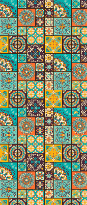 Store enrouleur occultant à motif mandala coloré