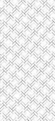 Store enrouleur occultant rectangulaire, avec un motif de rectangle à côté d'un rectangle