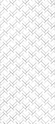 Store enrouleur occultant rectangulaire, avec un motif de rectangle à côté d'un rectangle