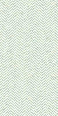 Store fenêtre intérieur à chevrons verts