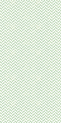 Store fenêtre intérieur à chevrons verts