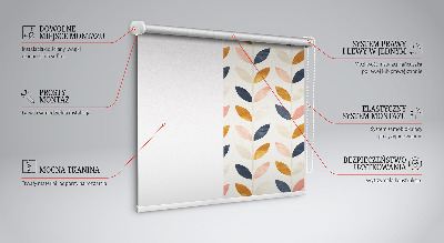 Store occultant fenêtre feuilles