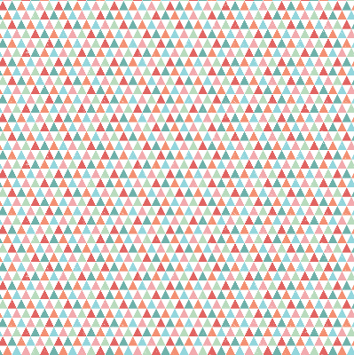 Store enrouleur occultant à motifs de triangles colorés