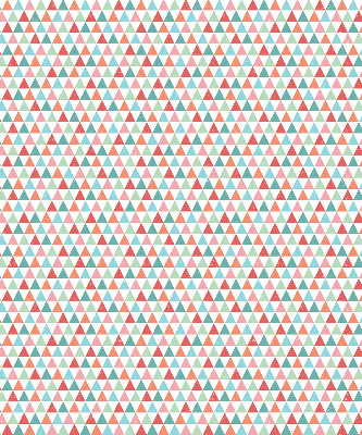Store enrouleur occultant à motifs de triangles colorés