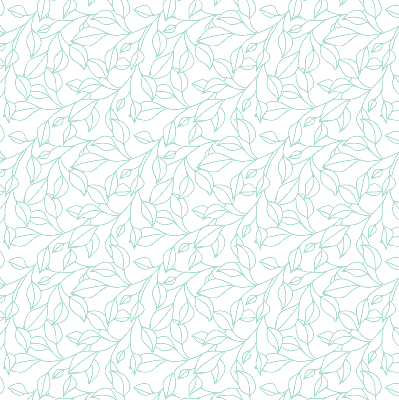 Store fenêtre intérieur en feuilles turquoise
