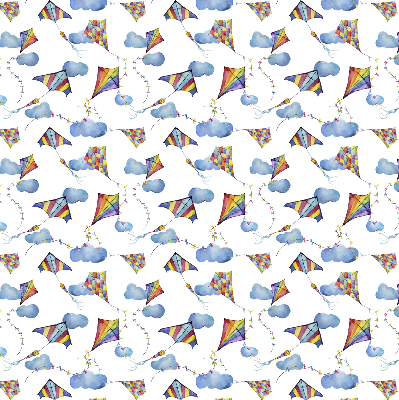 Store enrouleur occultant cerfs-volants colorés