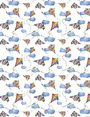 Store enrouleur occultant cerfs-volants colorés