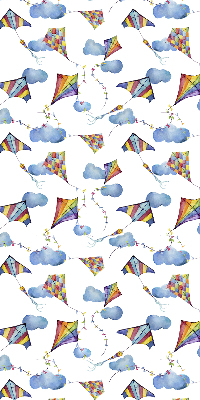 Store enrouleur occultant cerfs-volants colorés