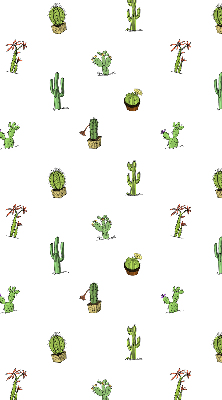 Store fenêtre intérieur cactus