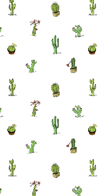 Store fenêtre intérieur cactus