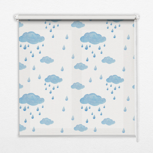 Store enrouleur occultant nuages et pluie