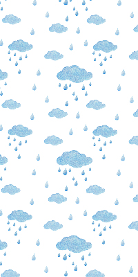 Store enrouleur occultant nuages et pluie