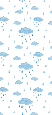 Store enrouleur occultant nuages et pluie