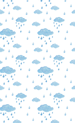 Store enrouleur occultant nuages et pluie