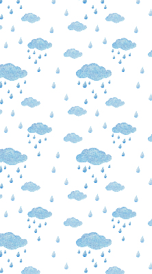 Store enrouleur occultant nuages et pluie