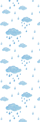 Store enrouleur occultant nuages et pluie