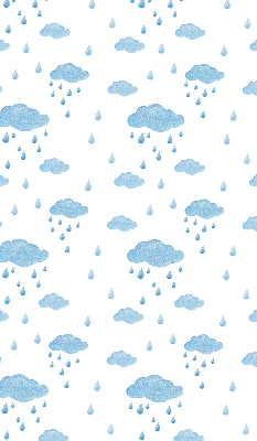 Store enrouleur occultant nuages et pluie