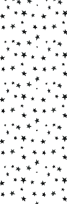 Store occultant fenêtre étoiles