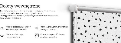 Store occultant fenêtre étoiles