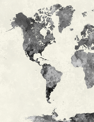 Store occultant fenêtre continents noirs