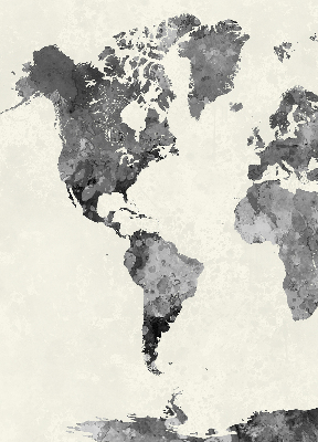Store occultant fenêtre continents noirs