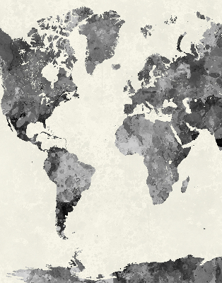 Store occultant fenêtre continents noirs