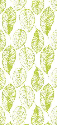 Store fenêtre intérieur avec feuilles de citron vert