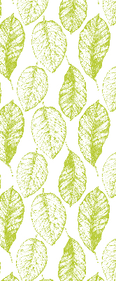 Store fenêtre intérieur avec feuilles de citron vert