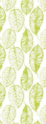 Store fenêtre intérieur avec feuilles de citron vert