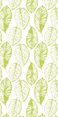 Store fenêtre intérieur avec feuilles de citron vert