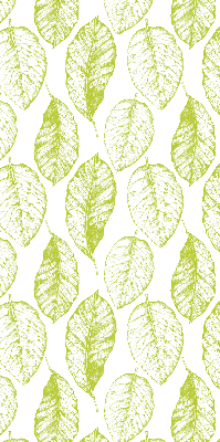 Store fenêtre intérieur avec feuilles de citron vert