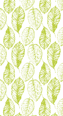 Store fenêtre intérieur avec feuilles de citron vert